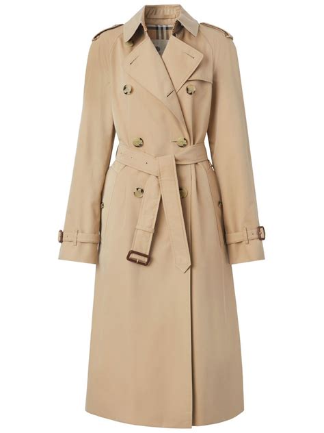 burberry long waterloo heritage trench coat|burberry trench coat size guide.